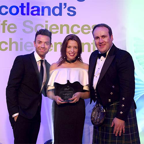 Dr Caroline Barelle named “Rising Stars: Extraordinary Talent (2017)” at last night’s Scotland’s Life Sciences Dinner & Annual Awards.